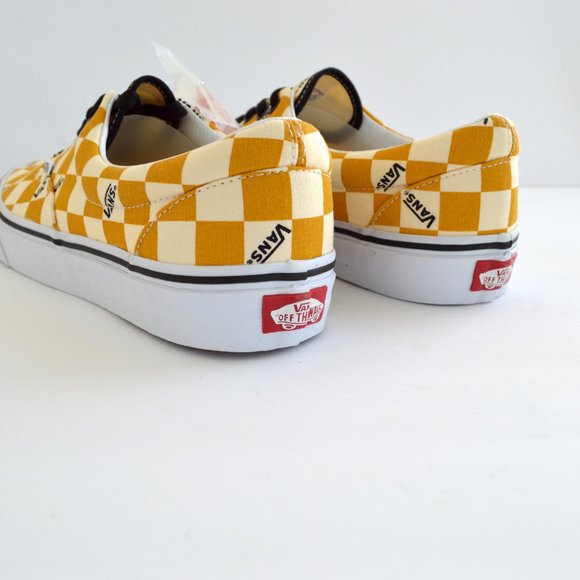 Vans era big checker yellow sneaker shoes main image 3